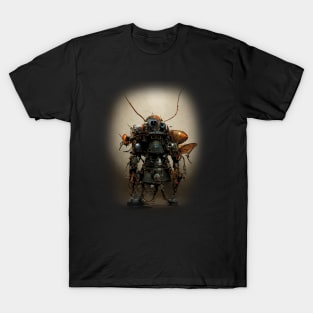 Ancient Rusty Cyborg Cockroach T-Shirt